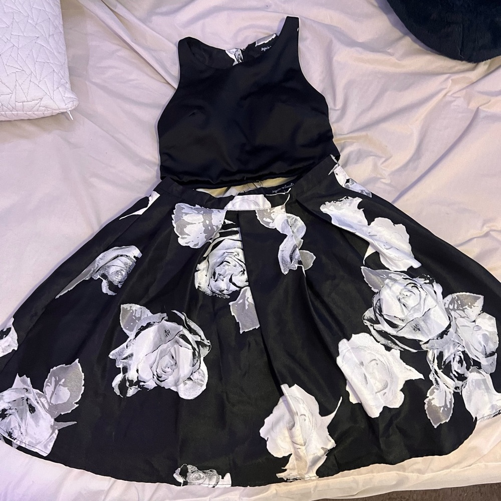 2 piece homecoming dress